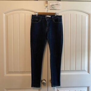 Levi's 535 Junior Girls Ankle Skinny Jeans Legging MidRise Stretchy, Blue SZ 15M
